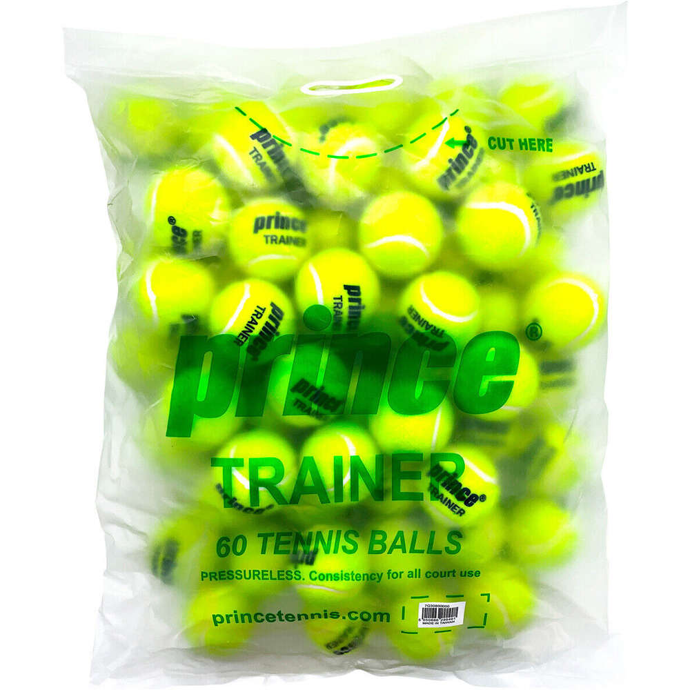 Prince bolsa 60 bolas trainer pelota tenis