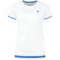 K-Swiss camiseta tenis manga corta mujer HYPERCOURT ROUNDNECK vista frontal