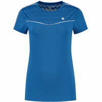 K-Swiss camiseta tenis manga corta mujer HYPERCOURT ROUNDNECK vista frontal