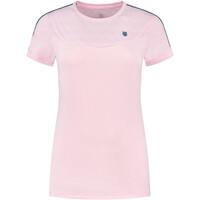 K-Swiss camiseta tenis manga corta mujer HYPERCOURT ROUNDNECK vista frontal