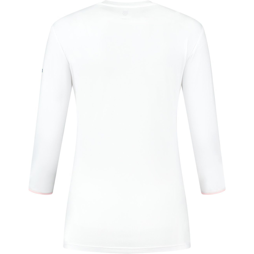 K-Swiss camiseta tenis manga larga mujer HYPERCOURT vista trasera