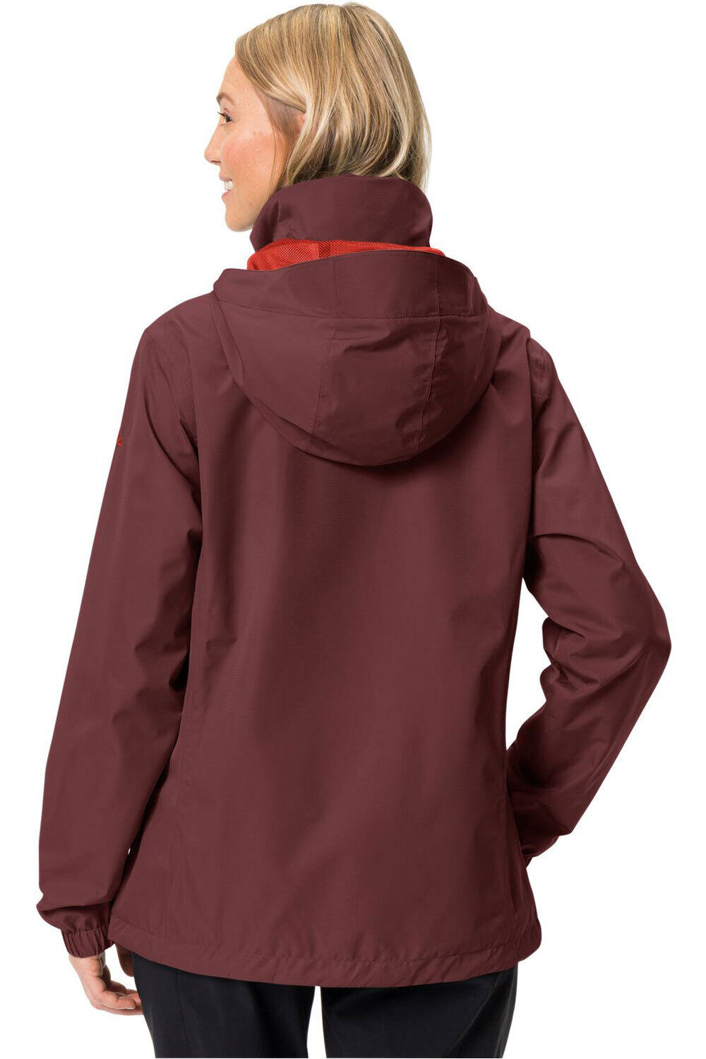 Vaude chaqueta impermeable mujer ESCAPE LIGHT JACKET vista trasera