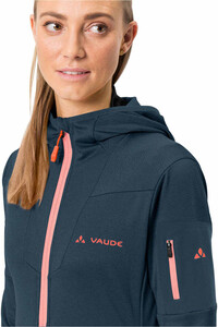 Vaude forro polar mujer MONVISO FLEECE JACKET II vista detalle