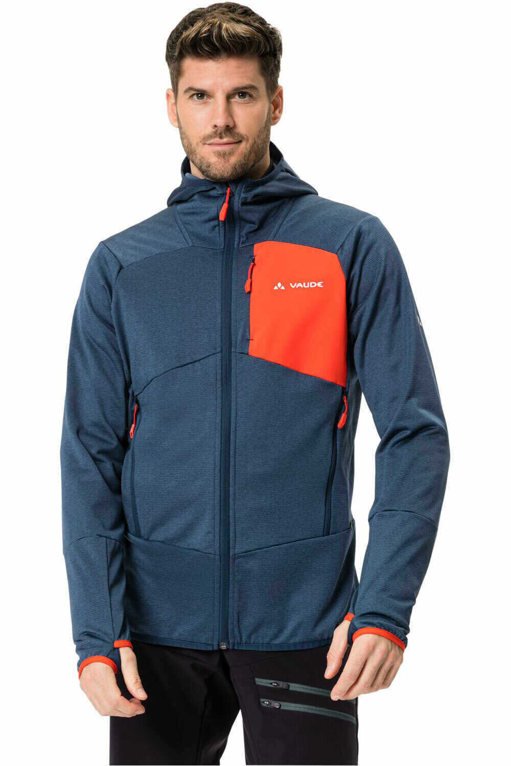 Vaude forro polar hombre MONVISO FLEECE JACKET II vista frontal