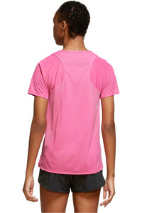 Nike camiseta entrenamiento manga corta mujer DF RACE TOP SS vista trasera