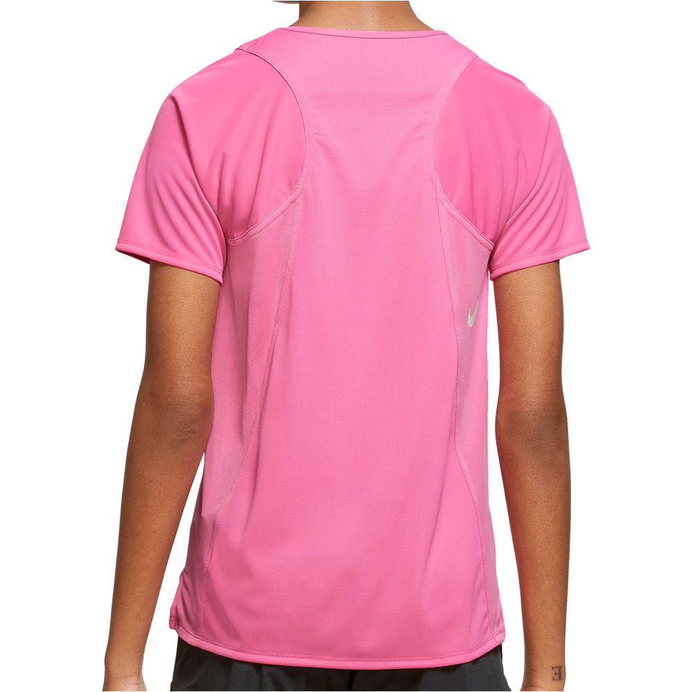 Nike camiseta entrenamiento manga corta mujer DF RACE TOP SS 03