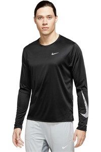 Nike camiseta técnica manga larga hombre DF MILER RN DVN FLASH LS vista frontal