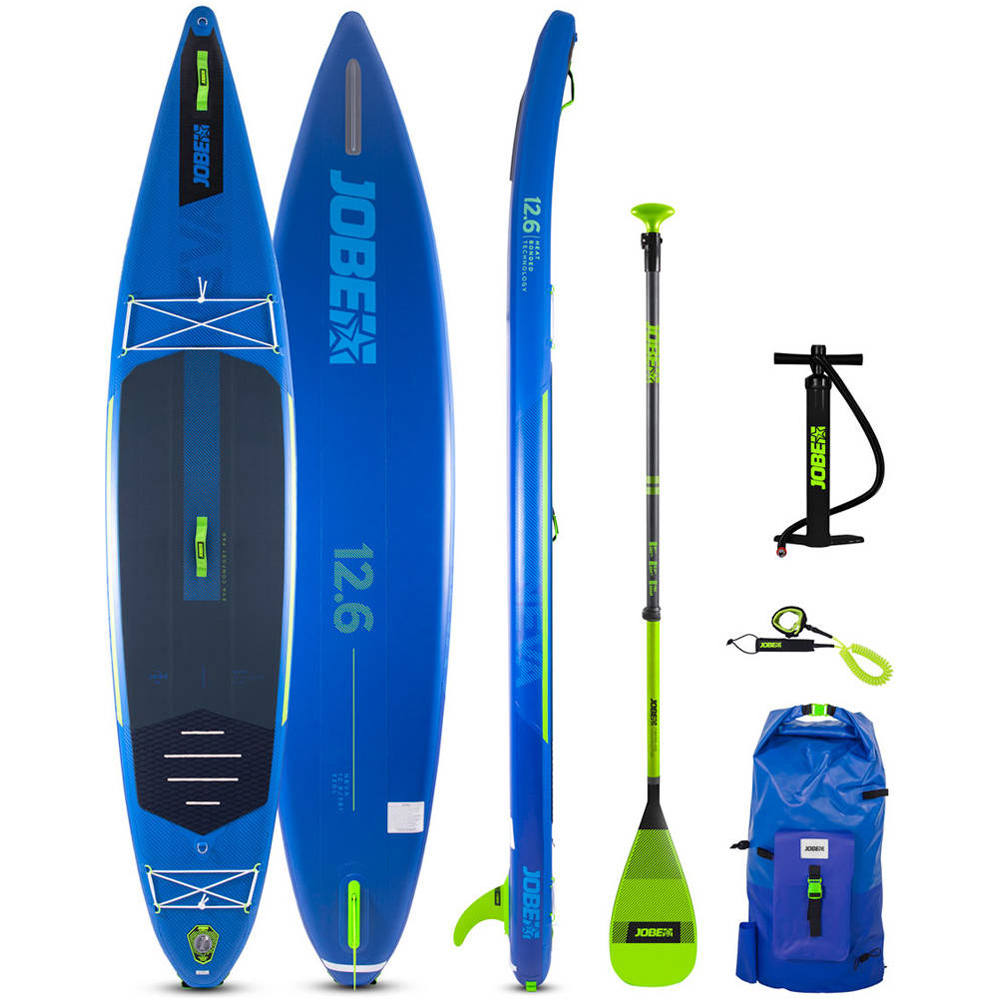 Jobe tablas de paddle surf Aero Neva SUP Board 12.6 Package vista frontal