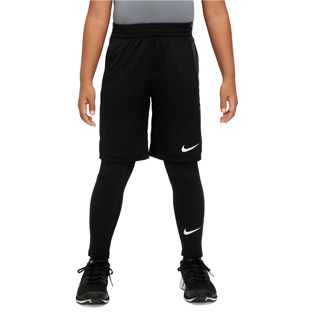 Nike pantaloneta técnica niño NP DF TIGHT vista trasera