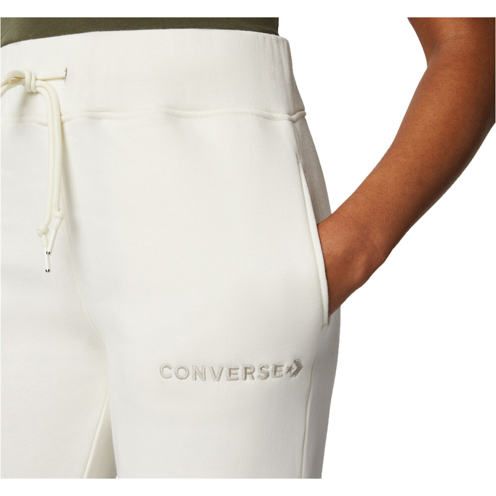 Converse pantalón mujer STRIP WORDMARK FLEECE BOTTOM 03