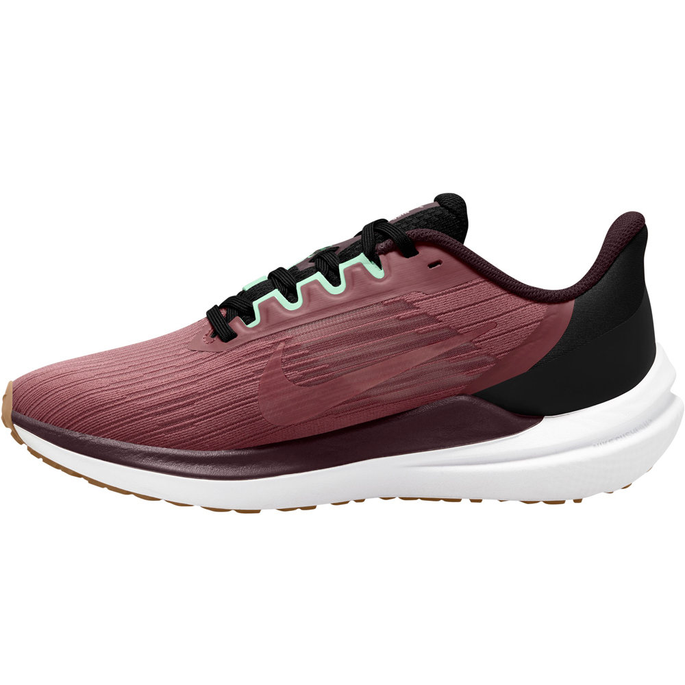 Nike zapatilla running mujer AIR WINFLO 9 lateral interior