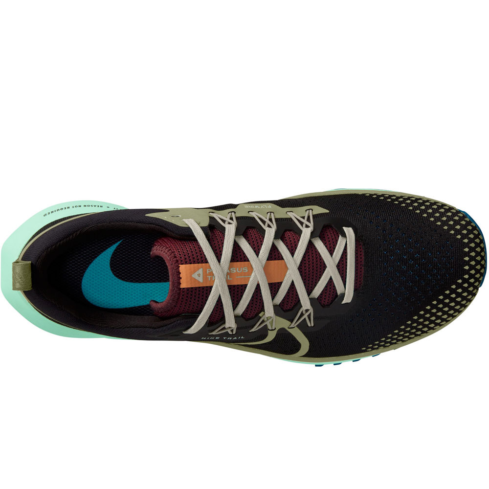 Nike zapatillas trail hombre REACT PEGASUS TRAIL 4 vista trasera