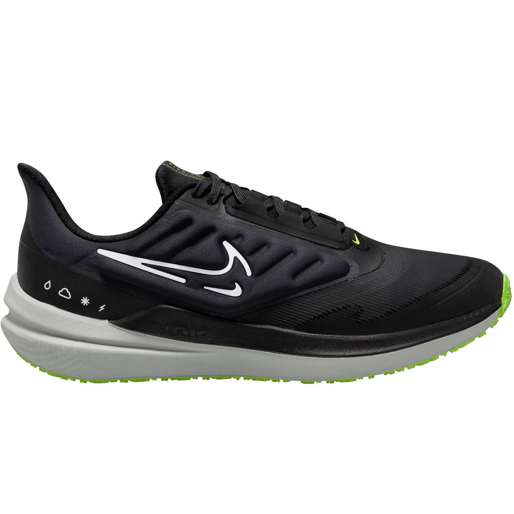 Nike zapatilla running hombre AIR WINFLO 9 SHIELD lateral exterior