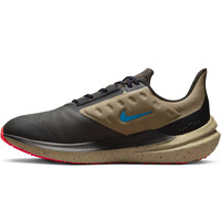 Nike zapatilla running hombre AIR WINFLO 9 SHIELD lateral interior