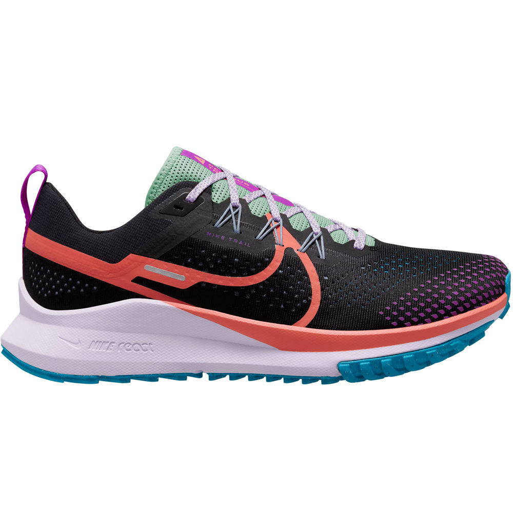 Nike zapatillas trail hombre REACT PEGASUS TRAIL 4 lateral exterior