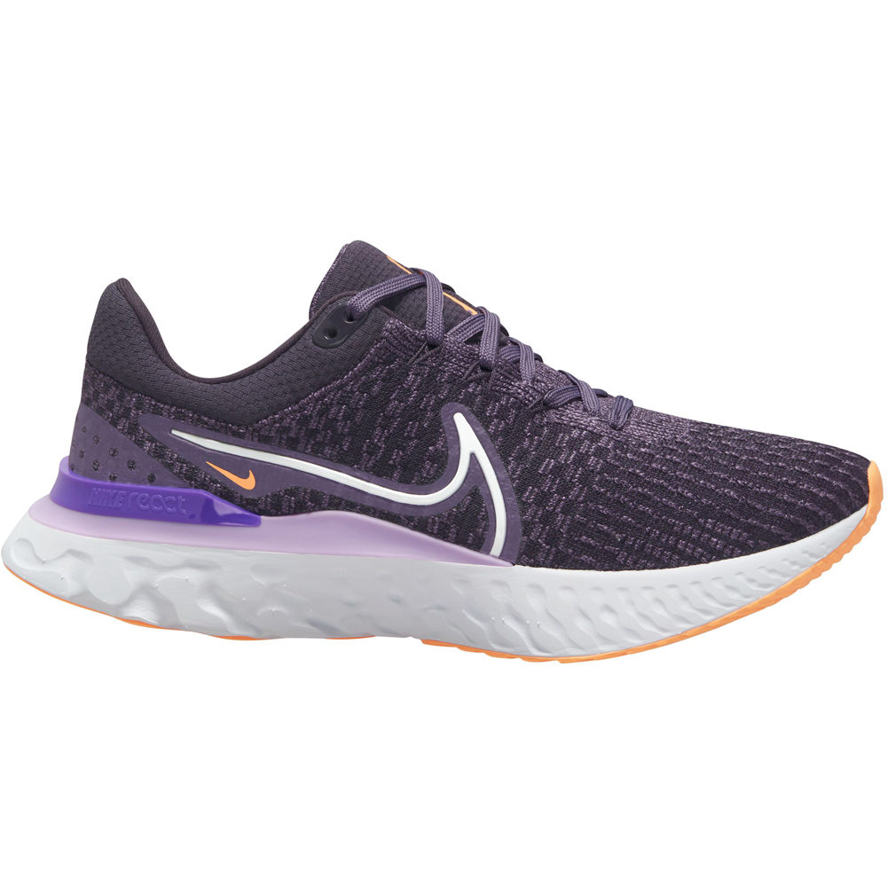 Nike zapatilla running mujer REACT INFINITY RUN FLYKNIT 3 lateral exterior