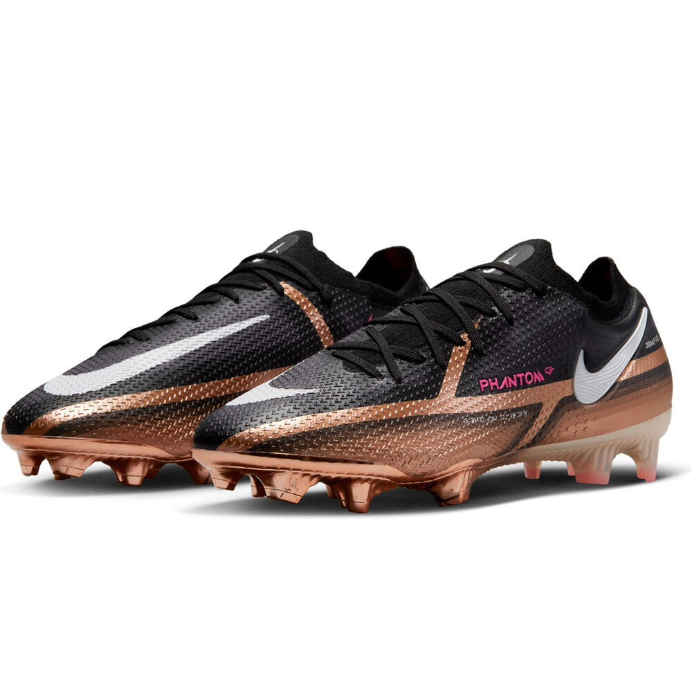 Nike botas de futbol cesped artificial PHANTOM GT2 ELITE Q FG lateral interior