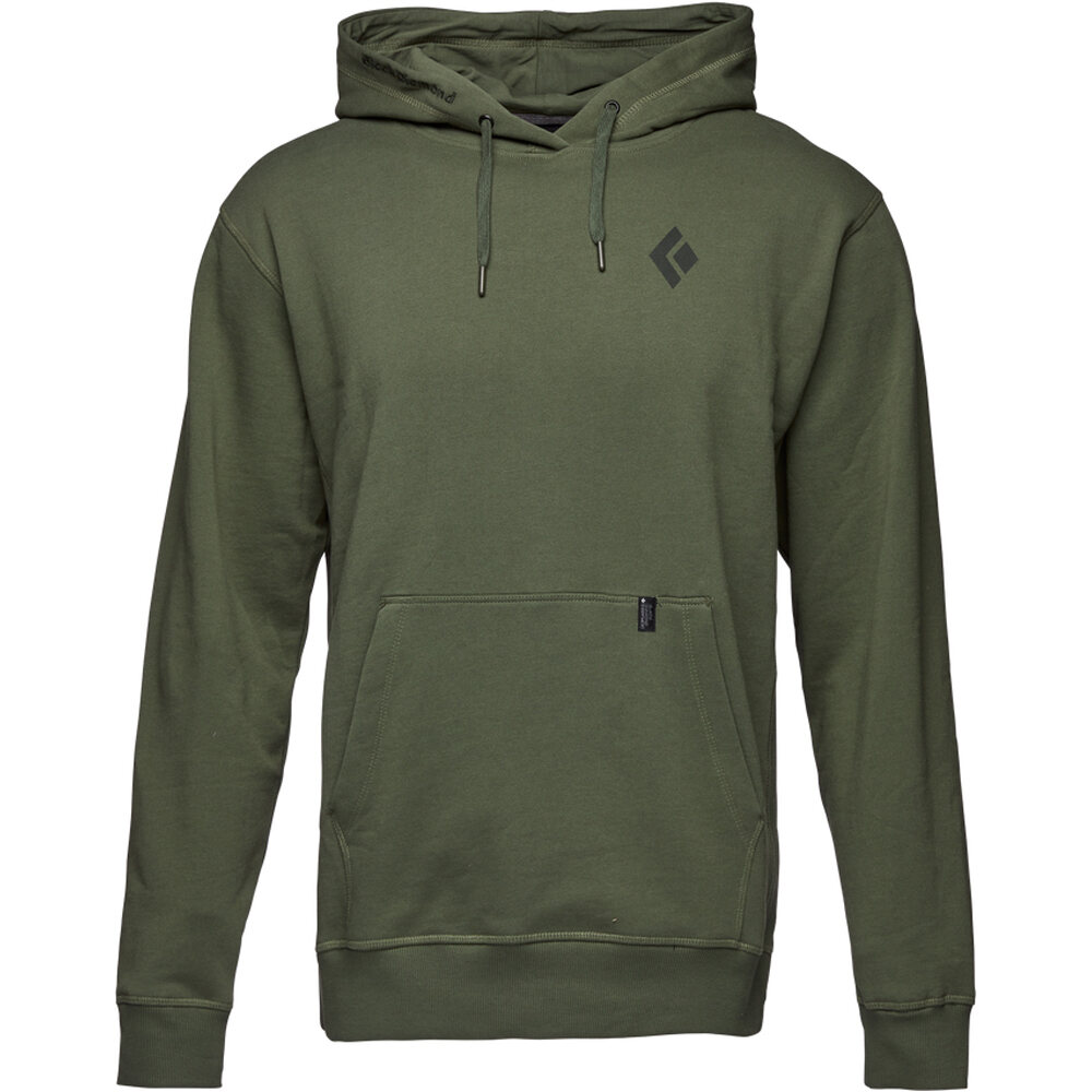 Black Diamond Sudaderas Montaña Hombre M BD MOUNTAIN BADGE HOODY vista detalle