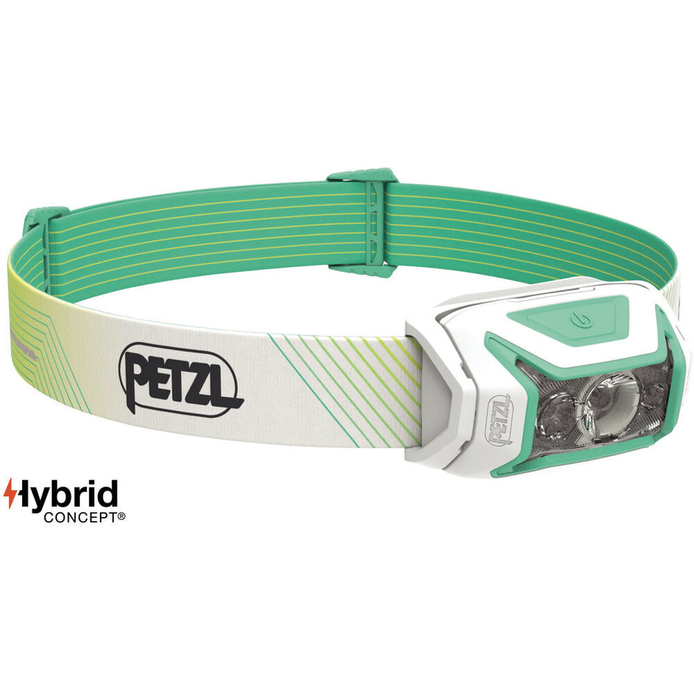 Petzl frontal LAMPE ACTIK CORE VERT vista frontal