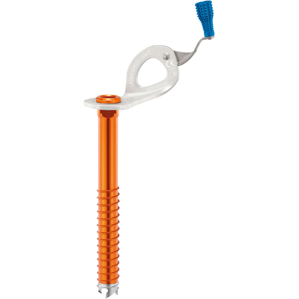 Petzl broche laser speed light 17cm tornillos hielo