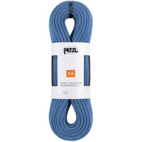 Petzl cuerda escalada CORDE CONTACT WALL 9.8 MM BLEU 30m vista frontal