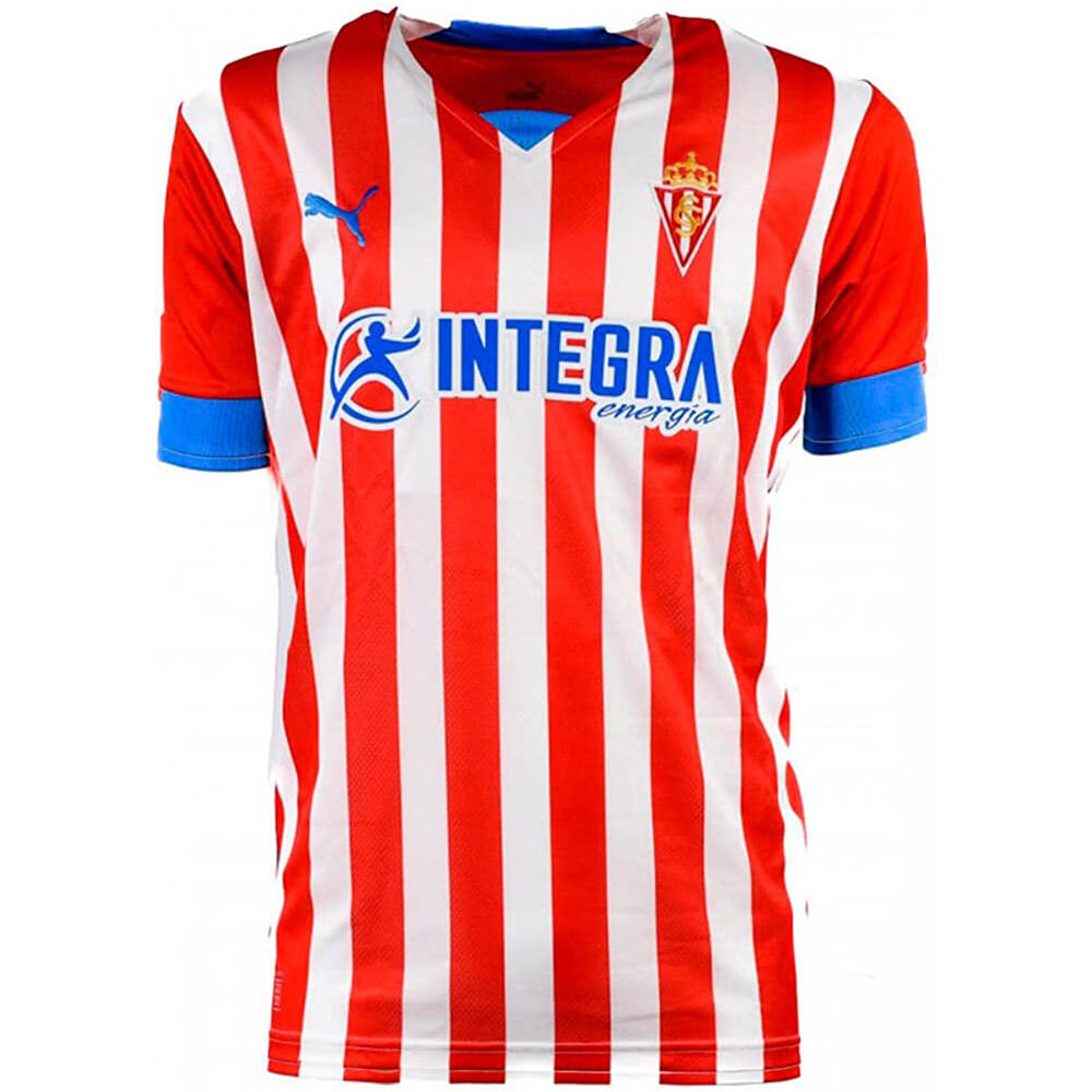 Puma camiseta de fútbol oficiales CAMISETA REAL SPORTING DE GIJON PRIMERA EQUIPACION 2022/2023 vista frontal