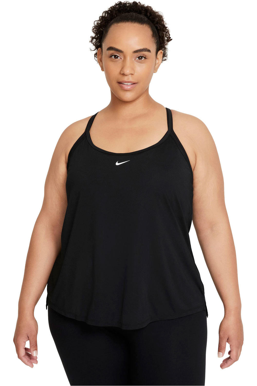 Nike camiseta tirantes fitness mujer ONE DF ELSTKA STD TANK vista frontal