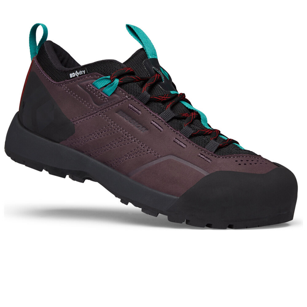 Black Diamond zapatilla trekking mujer MISSION LEATHER LOW WATERPROF APPROACH SHOES lateral interior