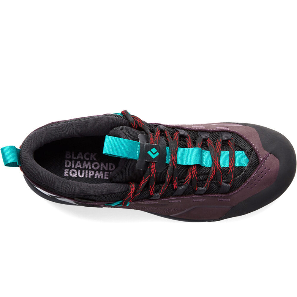 Black Diamond zapatilla trekking mujer MISSION LEATHER LOW WATERPROF APPROACH SHOES vista superior