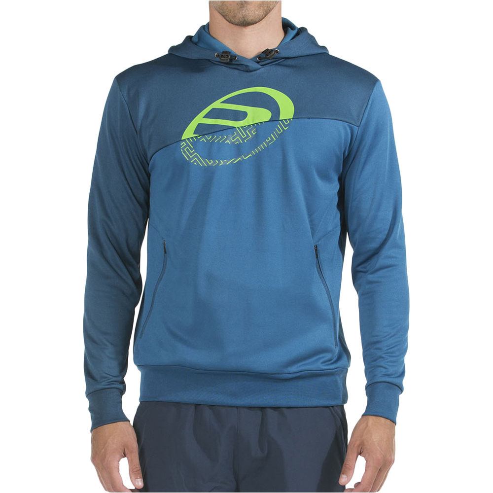 Bullpadel sudadera tenis hombre SUDADERA BULLPADEL KARAKAL vista frontal