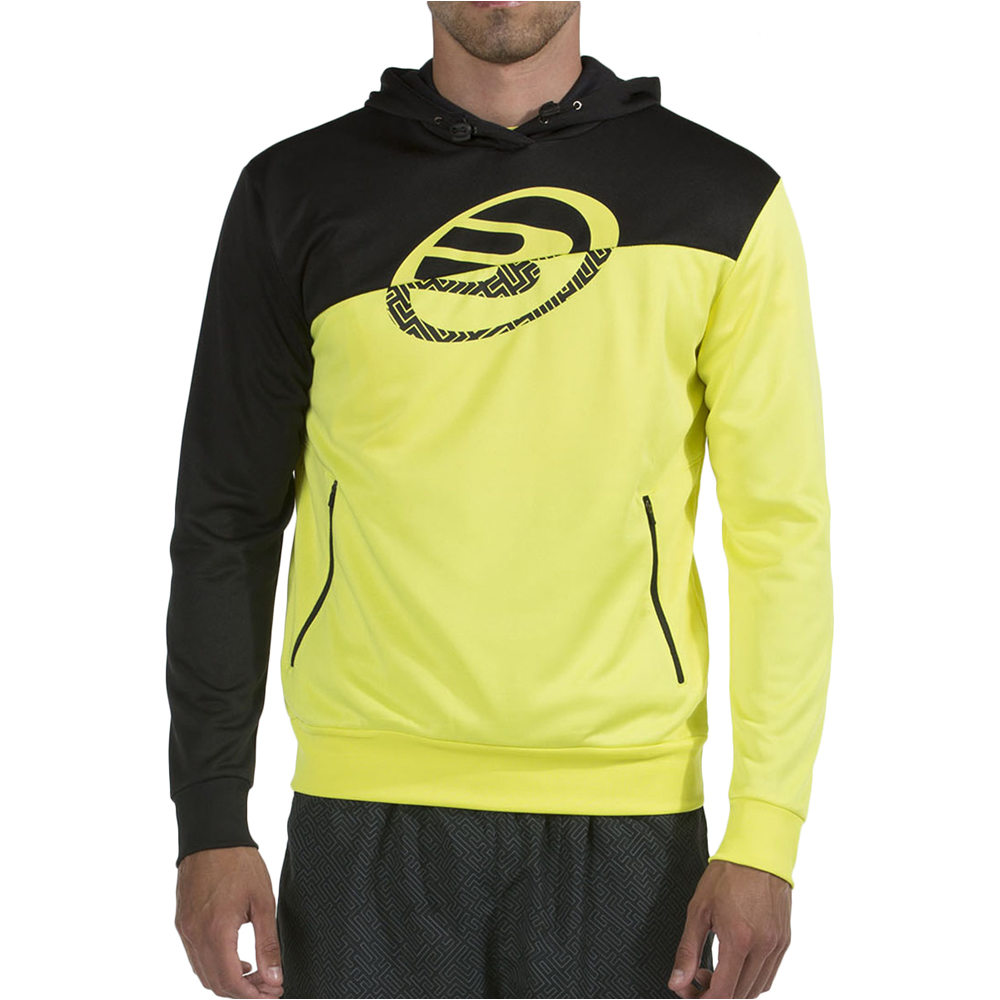 Bullpadel sudadera tenis hombre SUDADERA BULLPADEL KARAKAL vista frontal