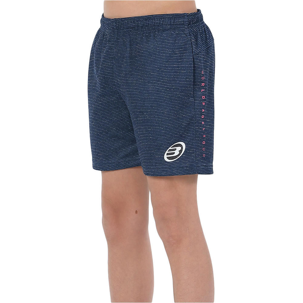 Bullpadel pantalón tenis niño SHORT BULLPADEL RIOPALE JR vista frontal