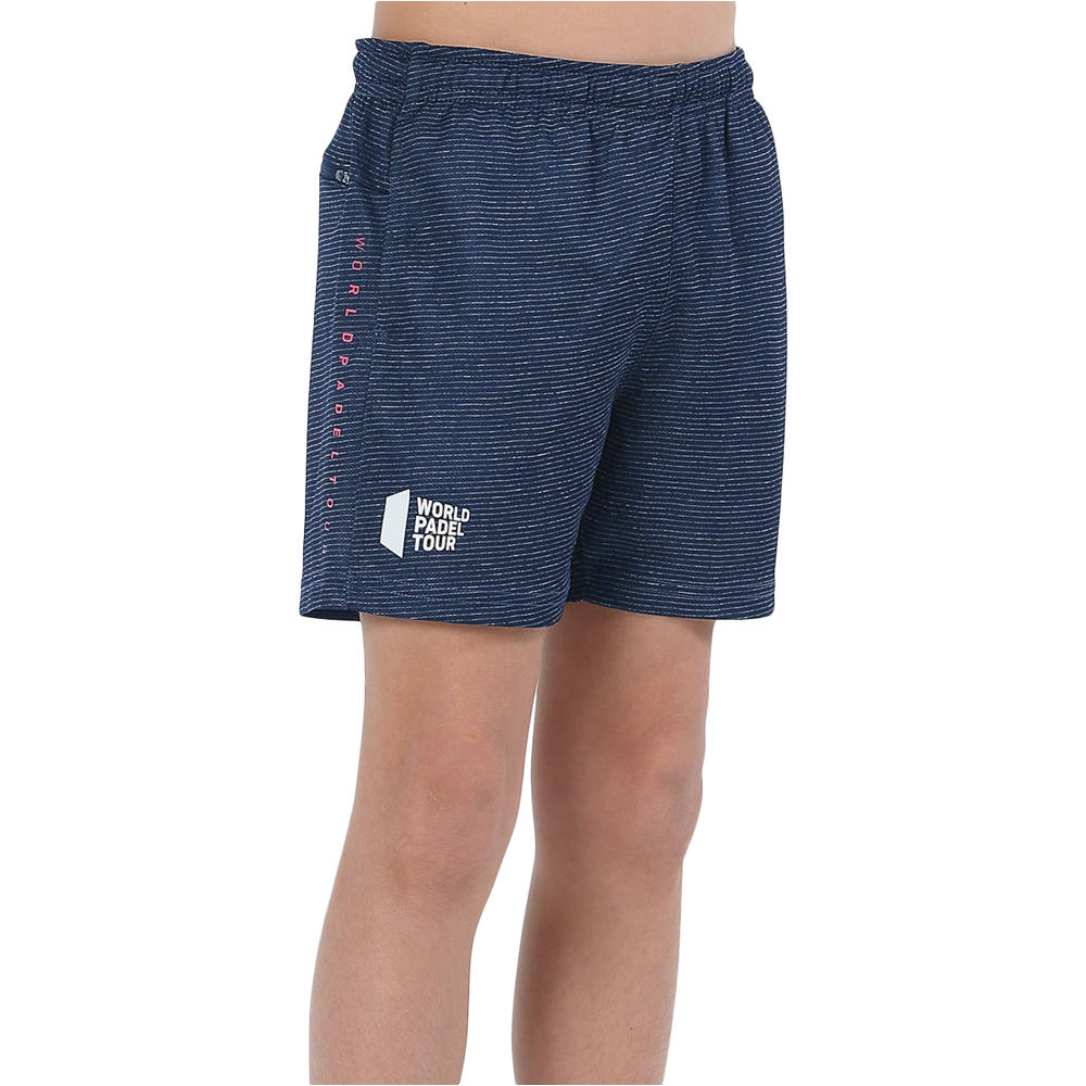 Bullpadel pantalón tenis niño SHORT BULLPADEL RIOPALE JR vista detalle