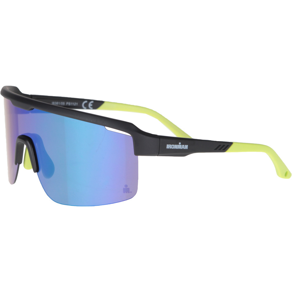 Ironman gafas ciclismo LOS LAGOS NE REVO HUMO VERDE vista frontal