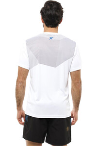 Dropshot camiseta tenis manga corta hombre CAMISETA LIMA WHITE vista trasera