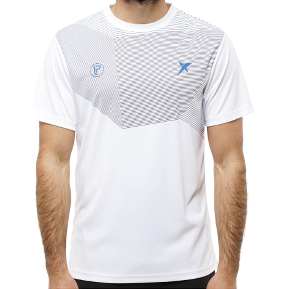 Dropshot camiseta tenis manga corta hombre CAMISETA LIMA WHITE vista detalle