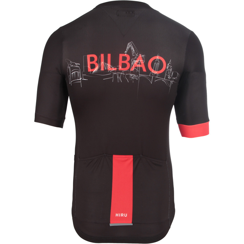 Hiru maillot manga corta hombre M CORE JERSEY BILBAO NEG vista trasera