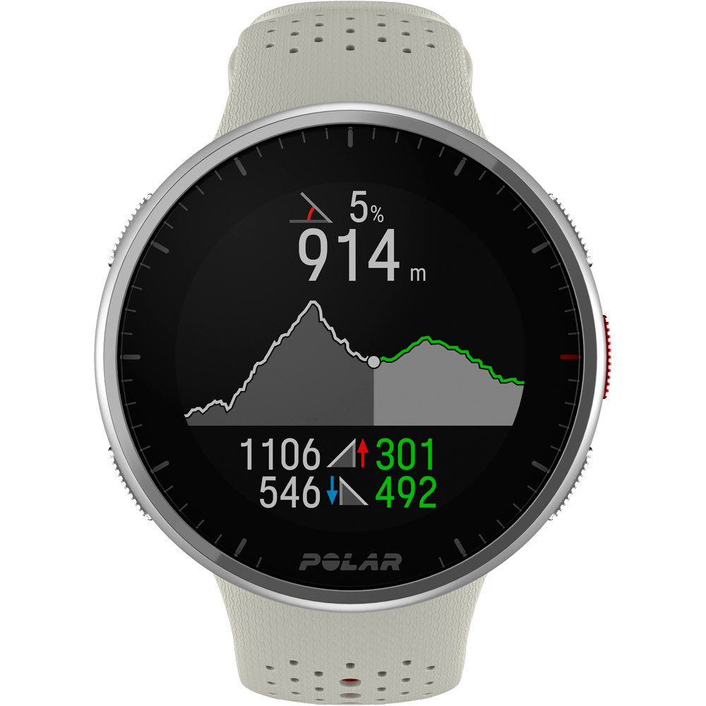 Polar pulsómetros con gps POLAR PACER PRO WHI/RED S-L 03