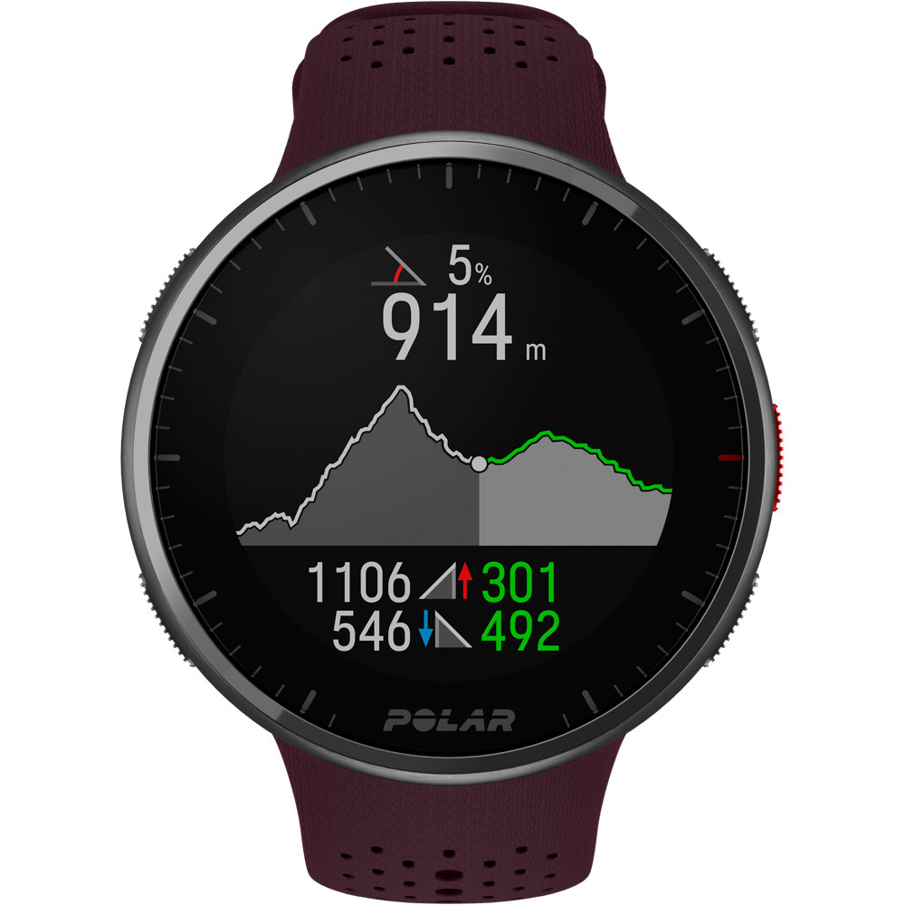 Polar pulsómetros con gps POLAR PACER PRO WINE/PLUM S-L 03