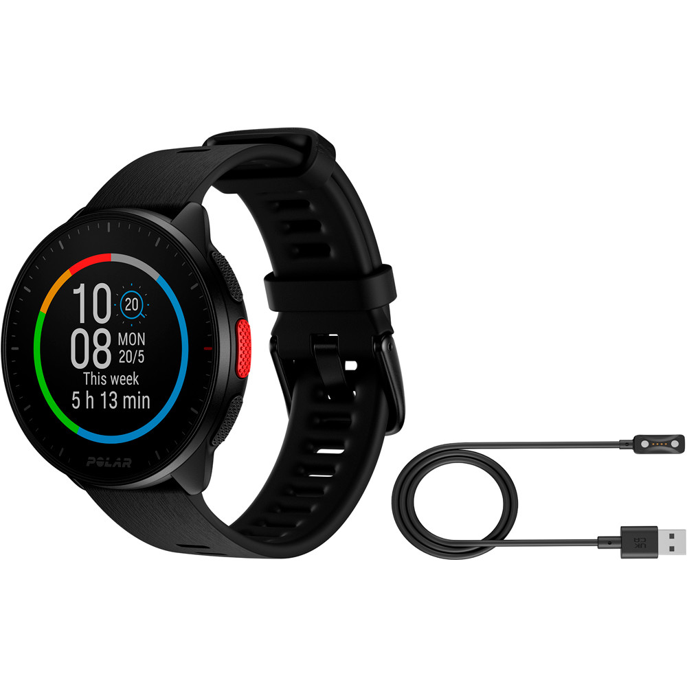 Polar pacer negro pulsómetros con gps