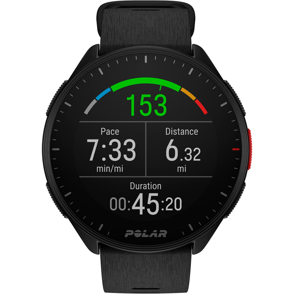 Polar pulsómetros con gps POLAR PACER BLK/BLK S-L 07