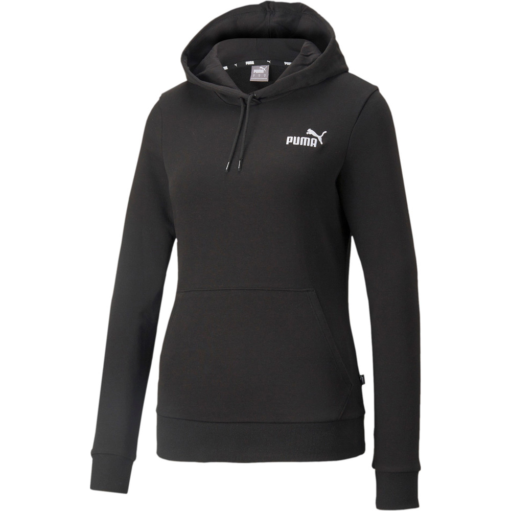 Puma sudadera mujer ESS+ Embroidery Hoodie TR vista detalle