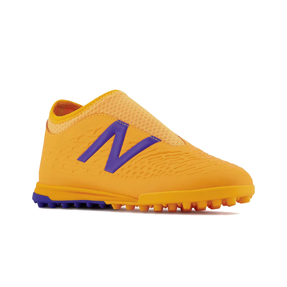 New Balance botas de futbol niño multitaco y terreno duro Tekela v3+ Magique Junior Turf puntera