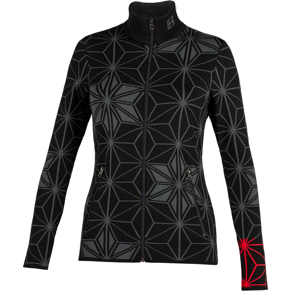 Lady full zip forro polar mujer Negro (S)