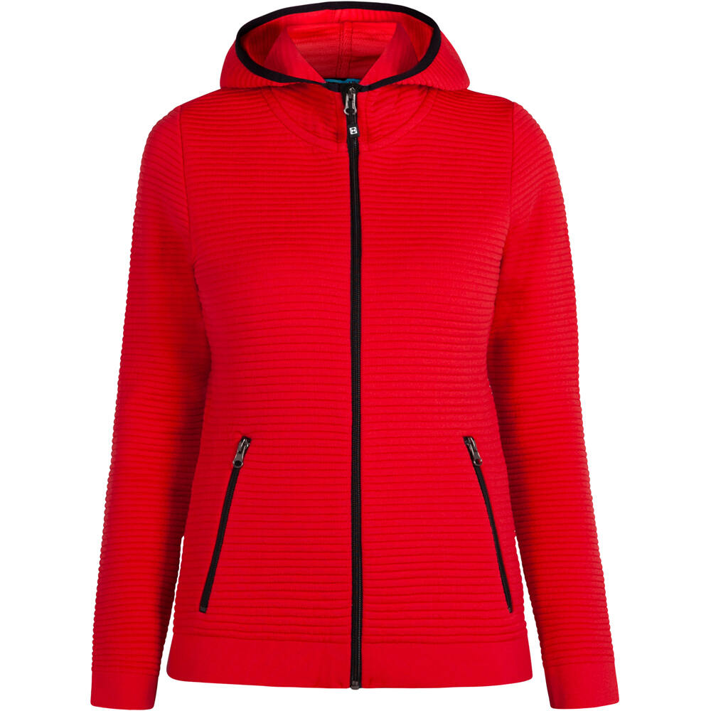 Lady h full zip forro polar mujer Rojo (S)