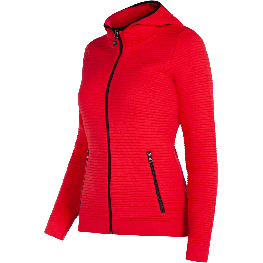 Ch3 forro polar mujer LADY H. FULL ZIP vista trasera