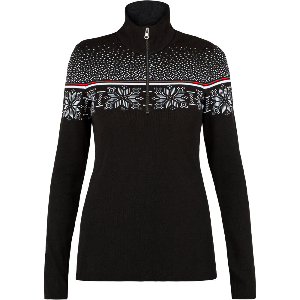 Lady t-neck forro polar mujer Negro (M)