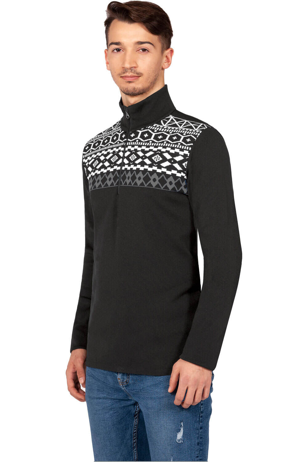 Ch3 forro polar hombre MAN T-NECK vista trasera