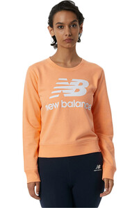 New Balance sudadera mujer NB Essentials Crew Fleece vista frontal