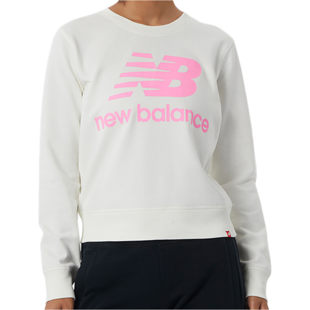 New Balance sudadera mujer NB Essentials Crew Fleece 04